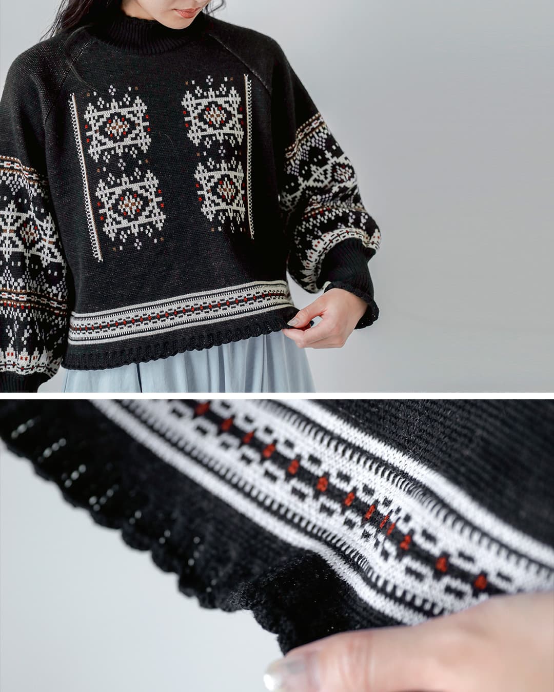 ASEEDONCLOUD�E�[�� �v���I�[�o�[�j�b�g Memories pull on knit 262807