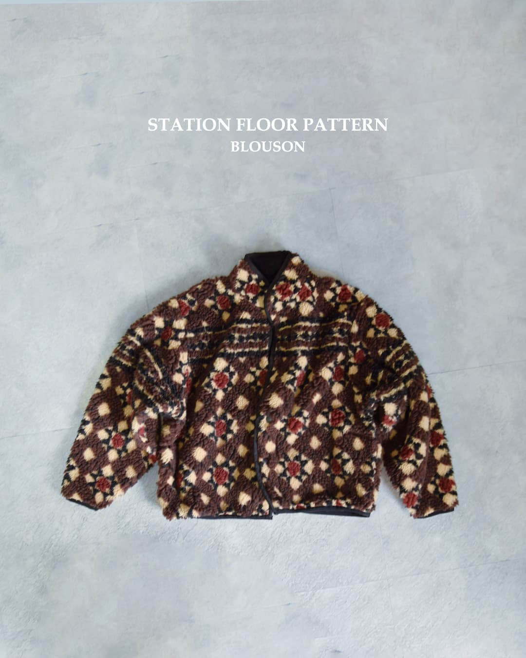 ASEEDONCLOUD(アシードンクラウド)ステーションフロアパターン ブルゾン Station floor pattern blouson 262809