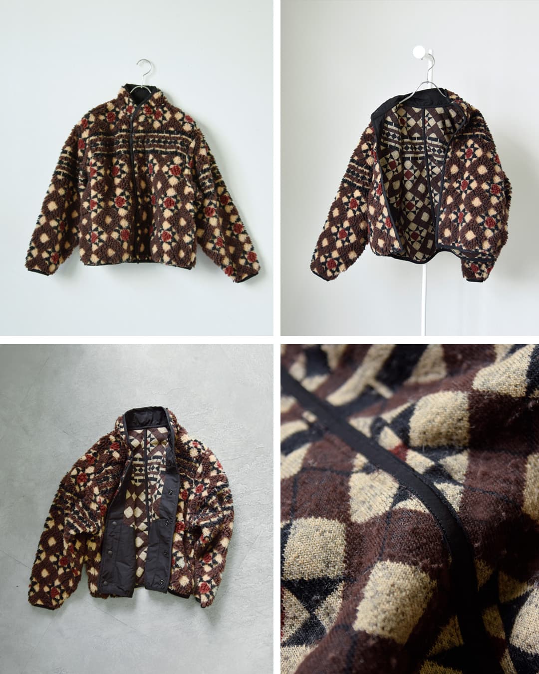 ASEEDONCLOUD(アシードンクラウド)ステーションフロアパターン ブルゾン Station floor pattern blouson 262809