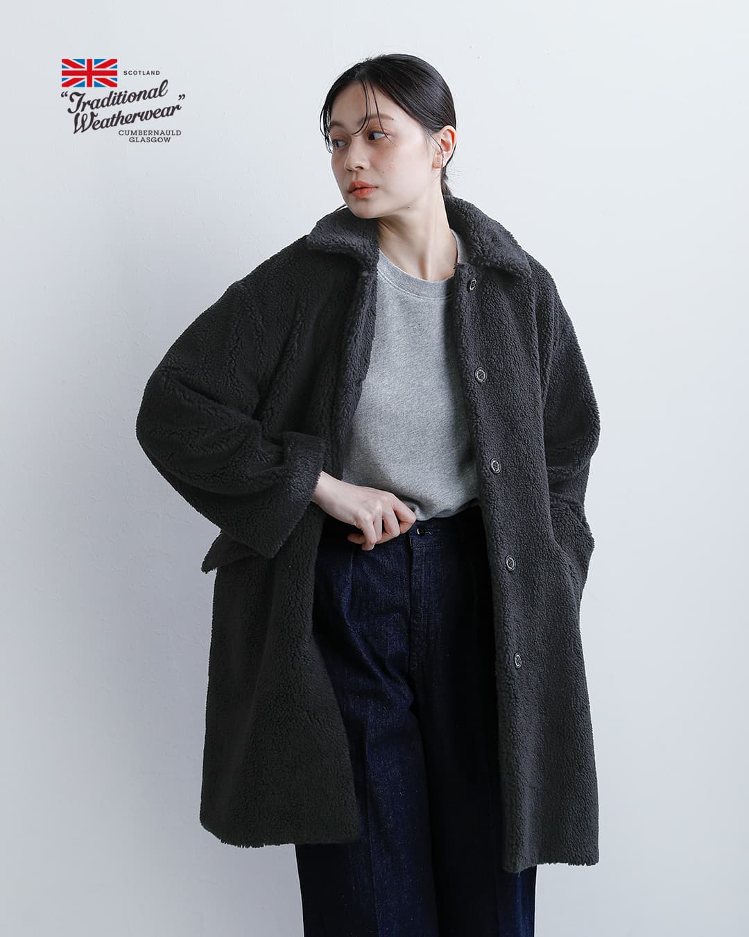 Traditional Weatherweaリントン エコファー コート LINTON ECO FUR l262apfco0558ug