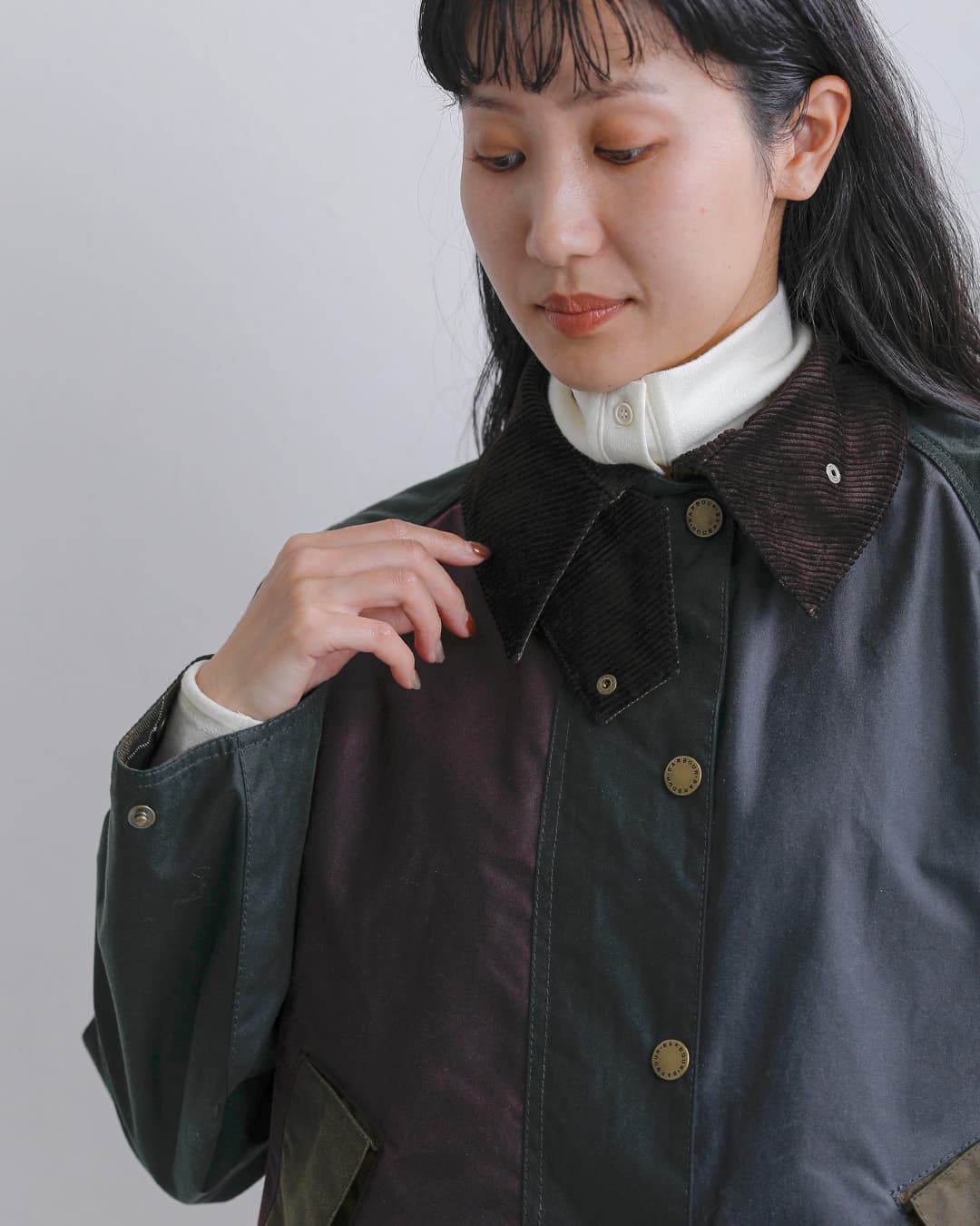 Barbourパッチワーク トランスポート ワックス ジャケット PATCHWORK TRANSPORT WAX JACKET 262lwx1561