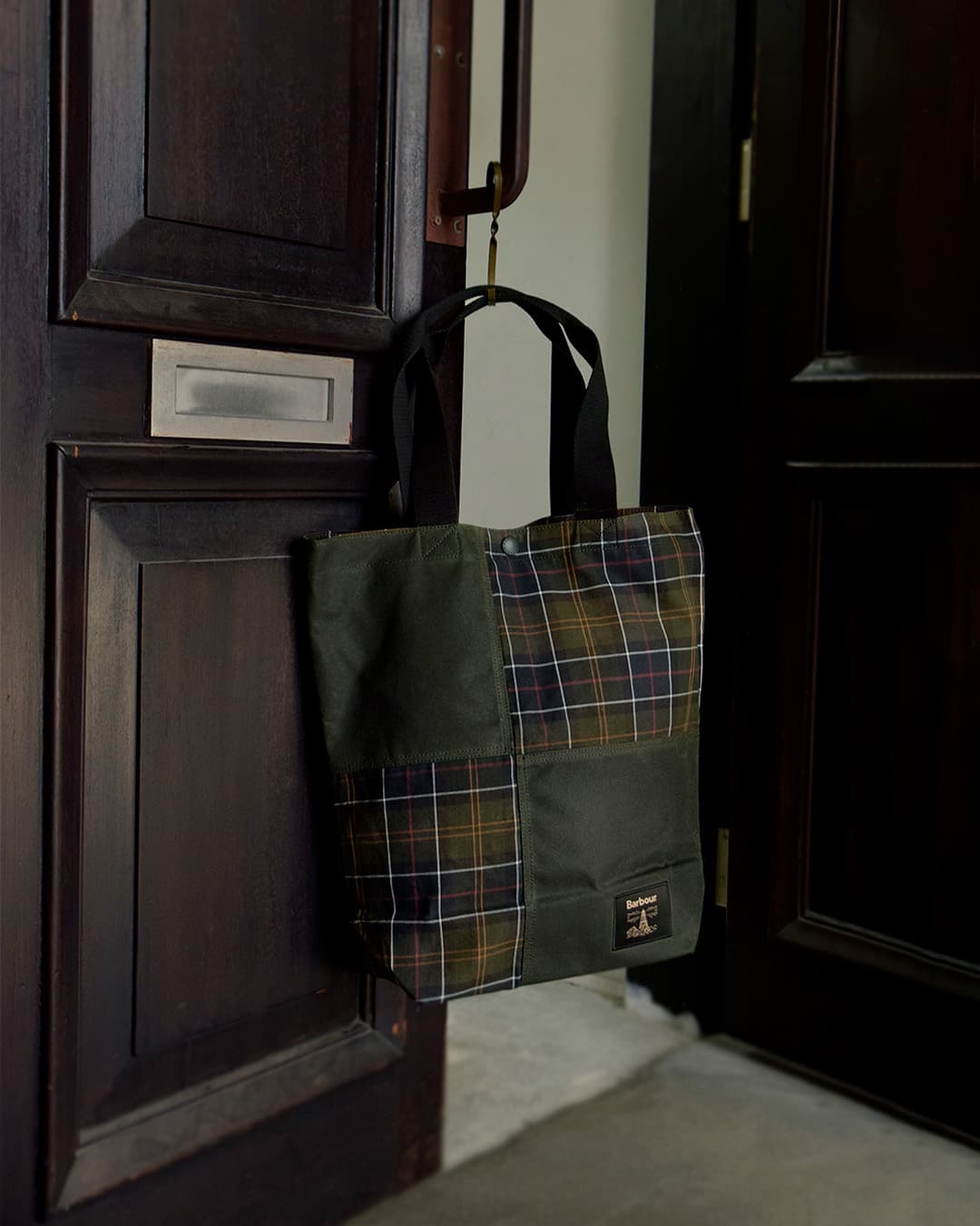 Barbourフィールド パッチワーク トートバッグ FIELD PATCHWORK TOTE BAG 262uba0777