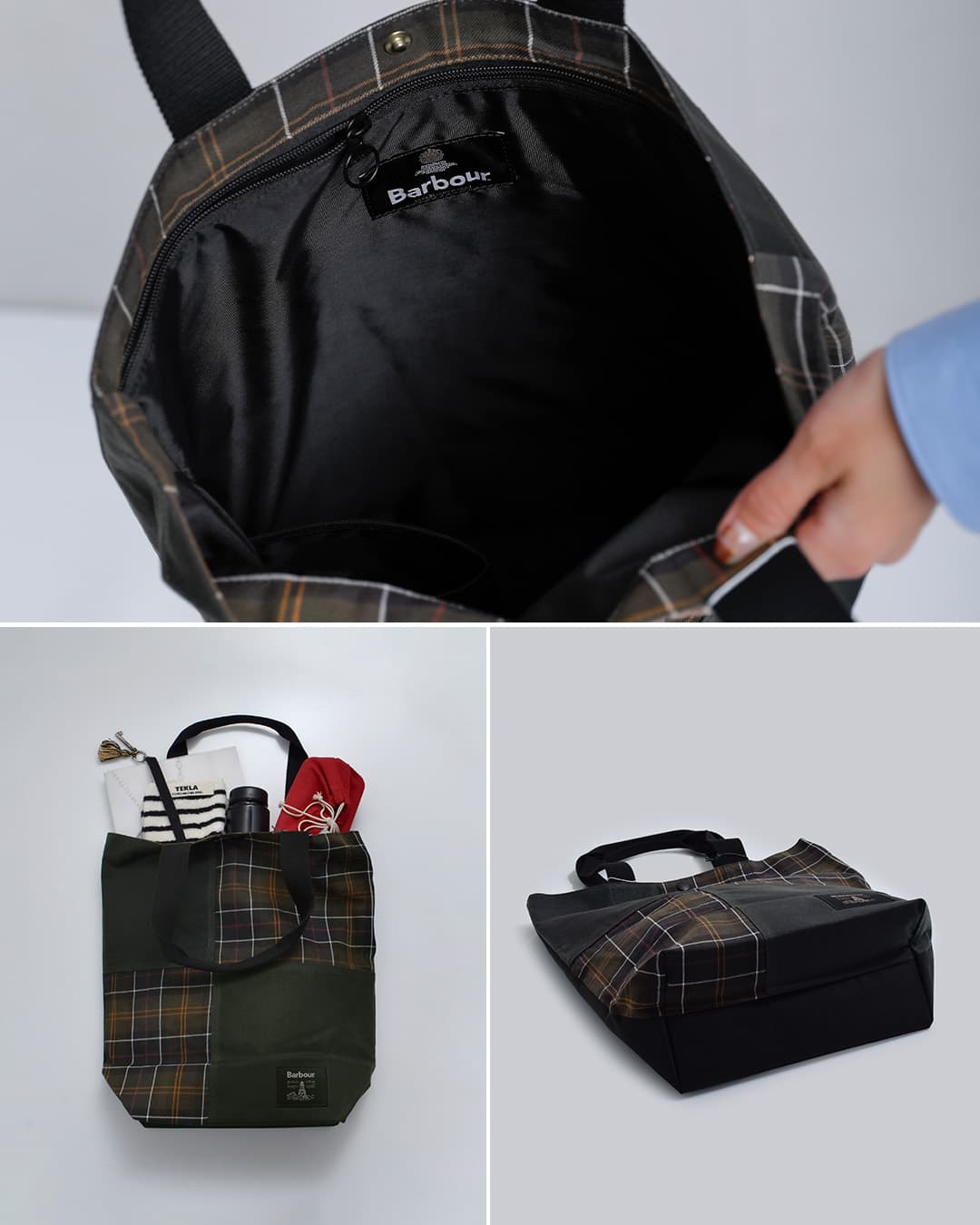 Barbourフィールド パッチワーク トートバッグ FIELD PATCHWORK TOTE BAG 262uba0777