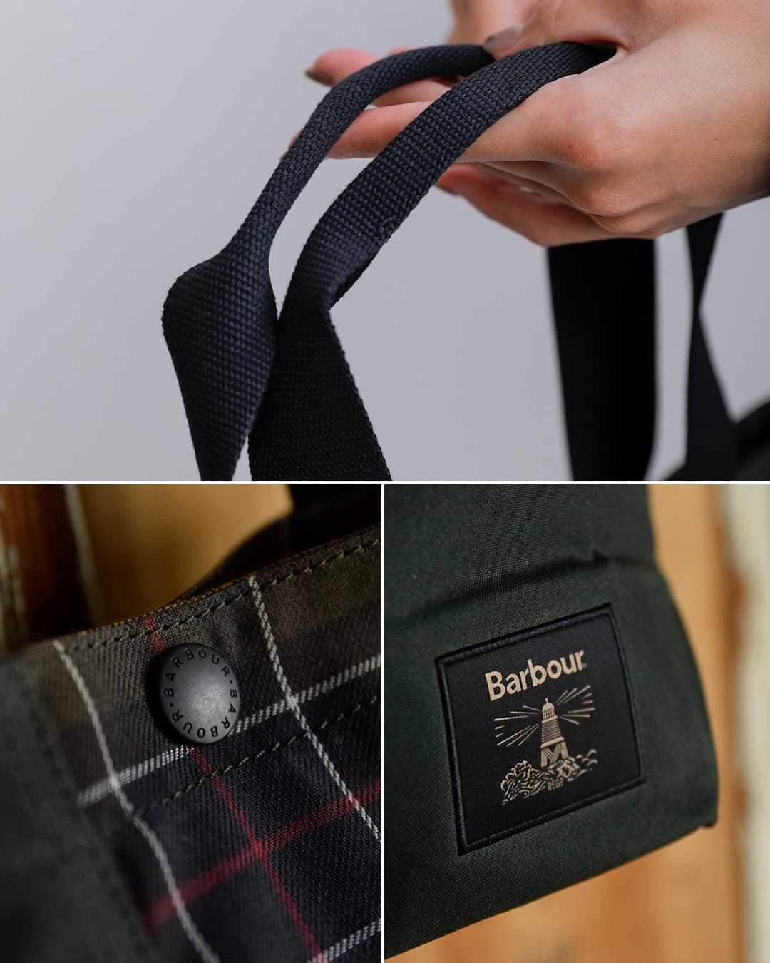 Barbourフィールド パッチワーク トートバッグ FIELD PATCHWORK TOTE BAG 262uba0777