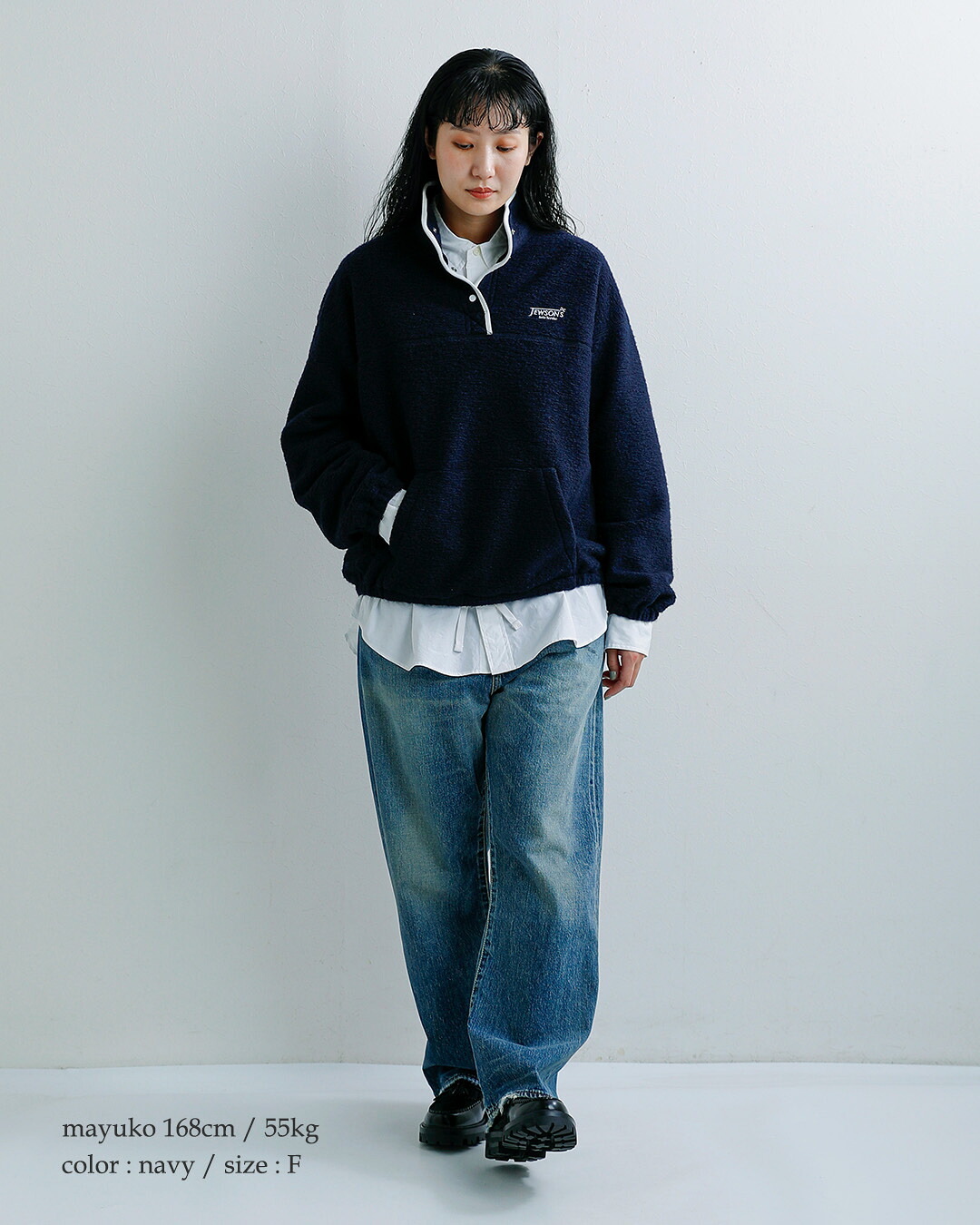 Shinzoneスナップ フリース プルオーバー SNAP FLEECE PULLOVER 26amscu06