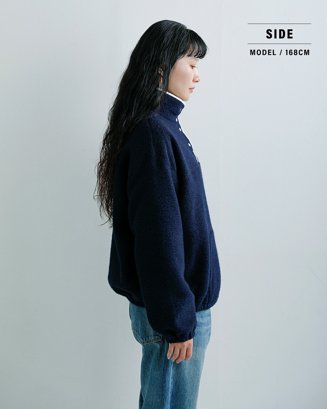 Shinzoneスナップ フリース プルオーバー SNAP FLEECE PULLOVER 26amscu06