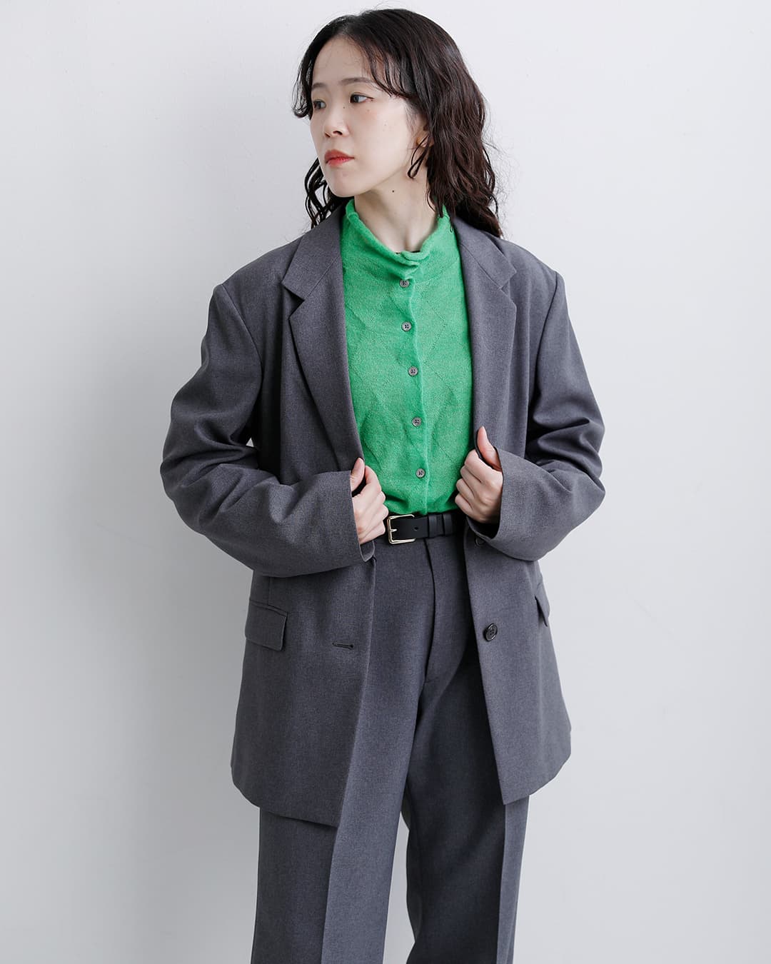 Shinzone(シンゾーン)シアー アーガイル ニット カーディガン SHEER ARGYLE KNIT CARDIGAN 26amsni09