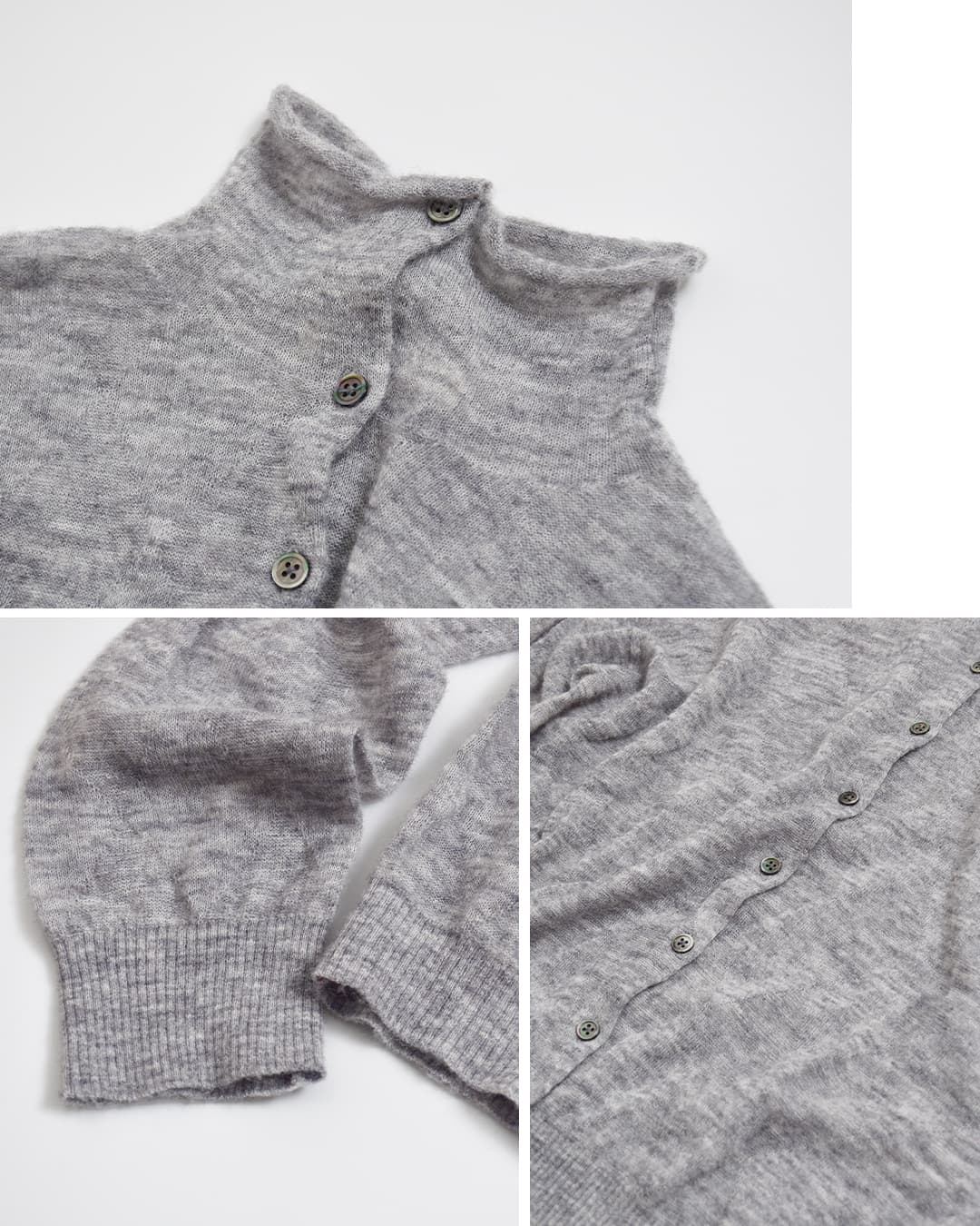 Shinzone(シンゾーン)シアー アーガイル ニット カーディガン SHEER ARGYLE KNIT CARDIGAN 26amsni09