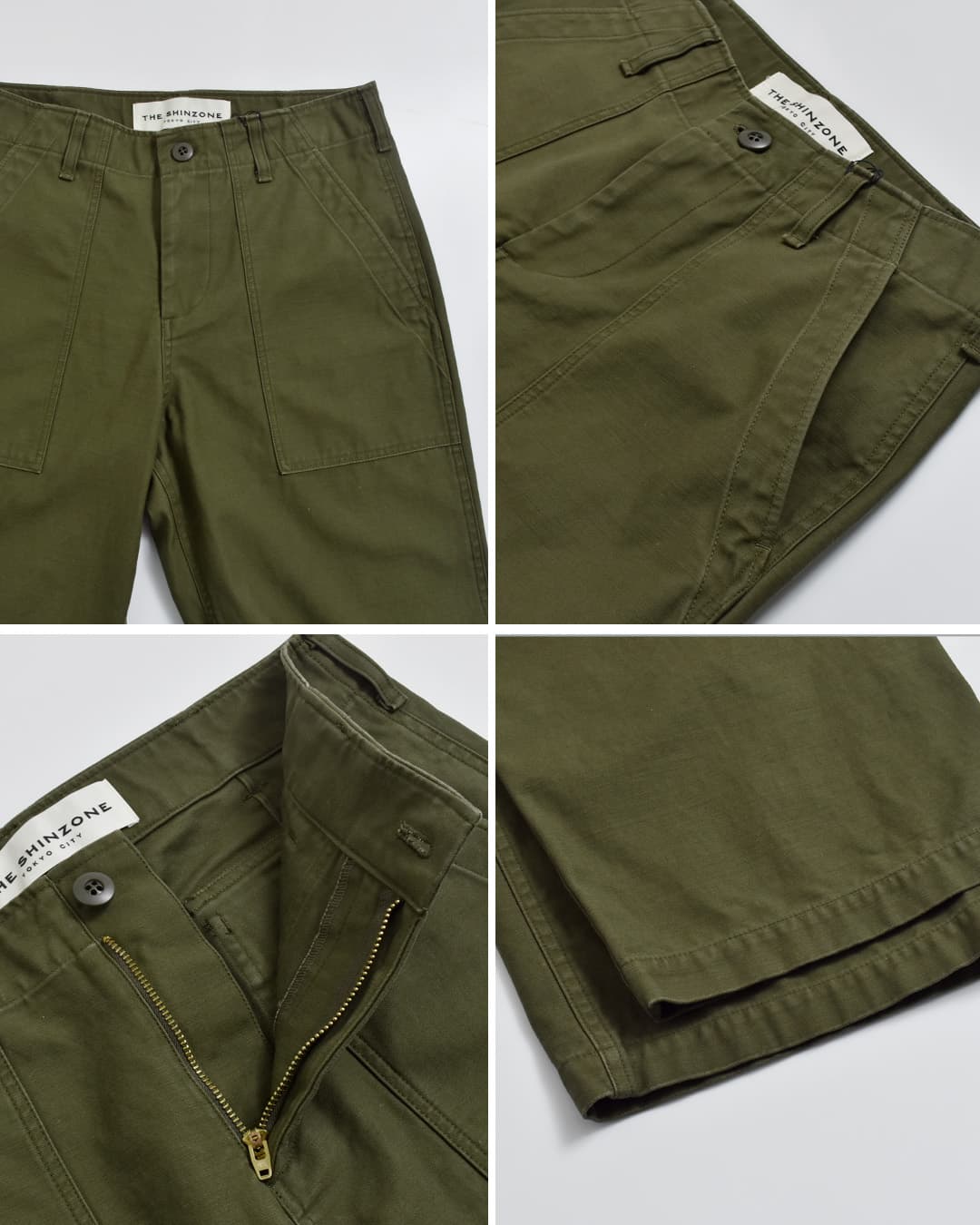 Shinzone(シンゾーン)オーガニックコットン ストレート ベイカーパンツ STRAIGHT BAKER PANTS 26amspa01