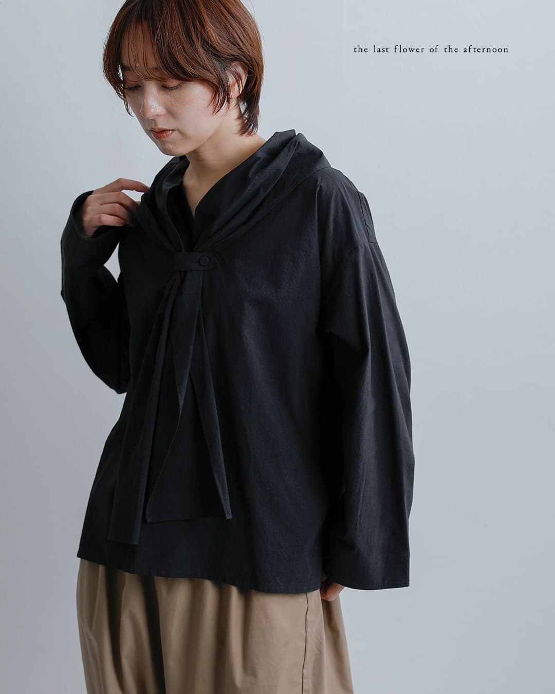 the last flower of the afternoon�R�b�g�� �^�C�l�b�N �u���E�X ���ނЂ��� 26f-sh035-po