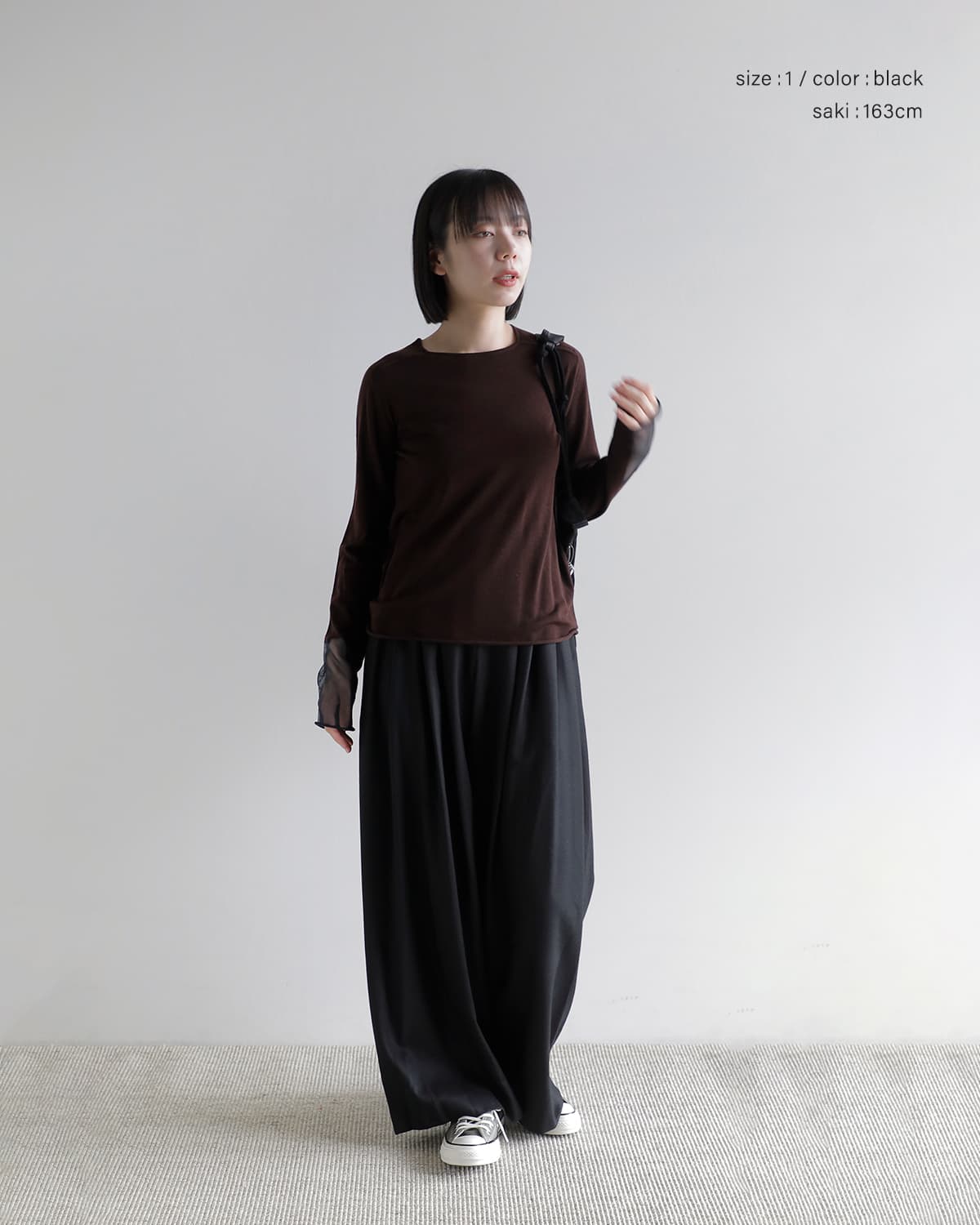 support surface(サポートサーフェス)ウール タック フレアパンツ fpd27a141-tko0238  秋冬