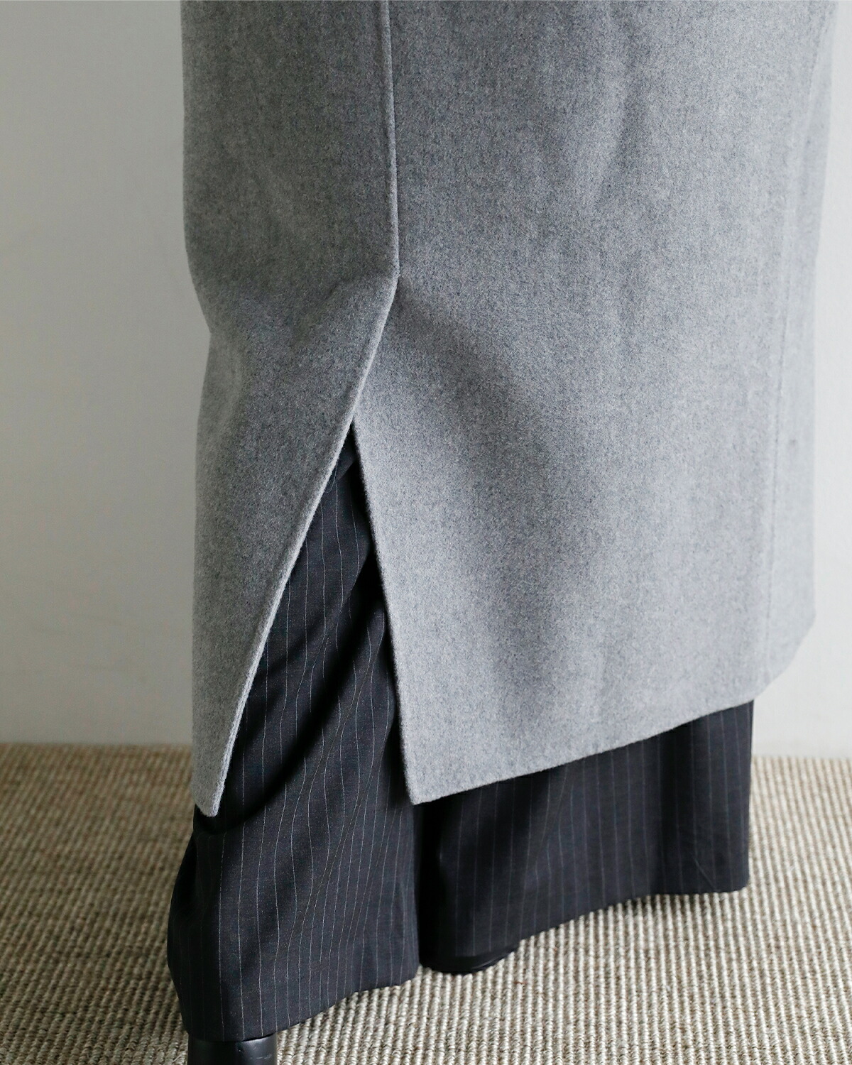 support surface(サポートサーフェス)ウール スタンドカラー ロングコート fad27a199d-tko0243
