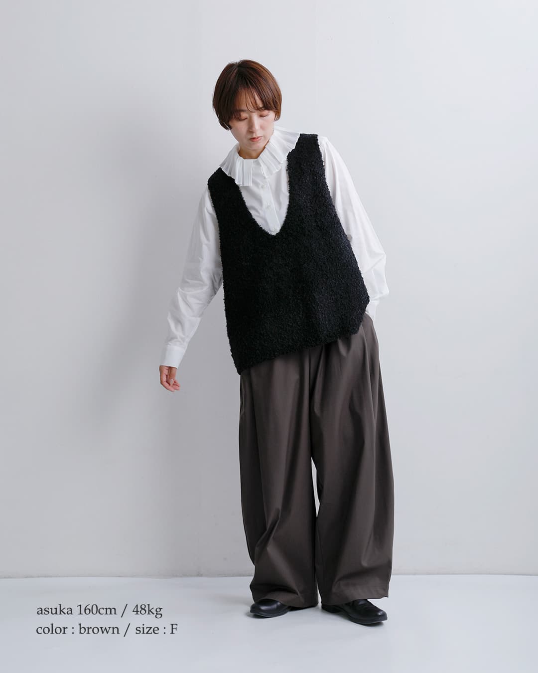 mizuiro indディープ タック パンツ 3-260105