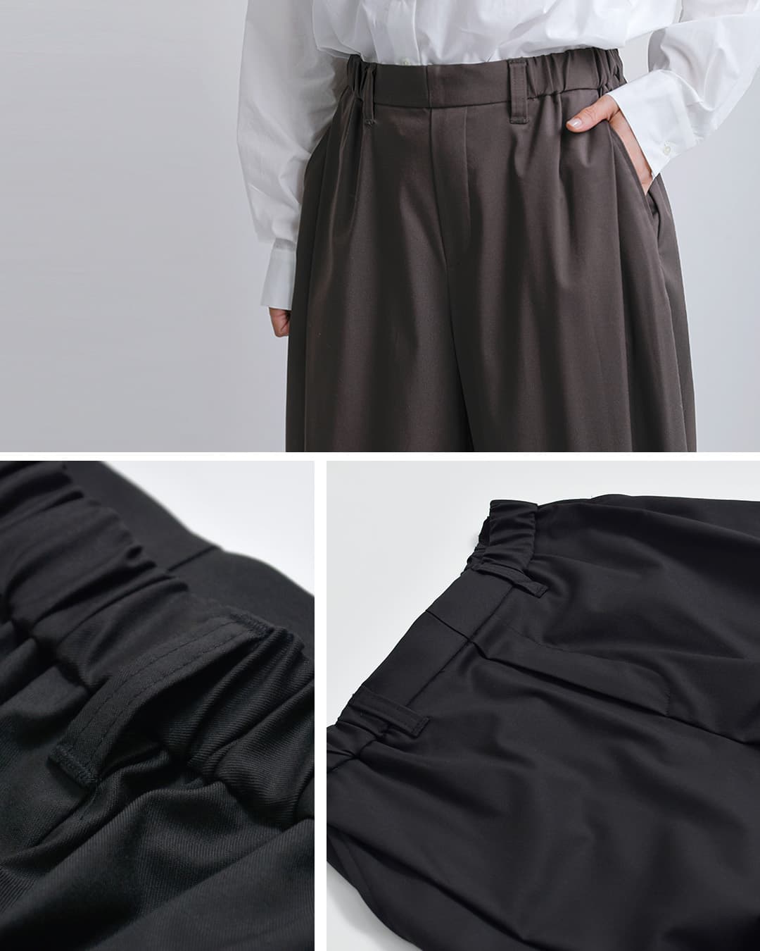 mizuiro indディープ タック パンツ 3-260105