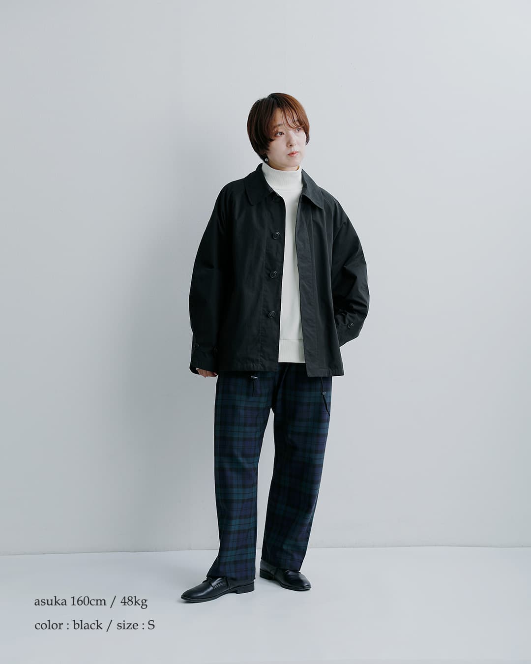 TRAVAIL MANUEL(トラバイユマニュアル)ハイカウントウェザー ステンカラー ブルゾン 4023
