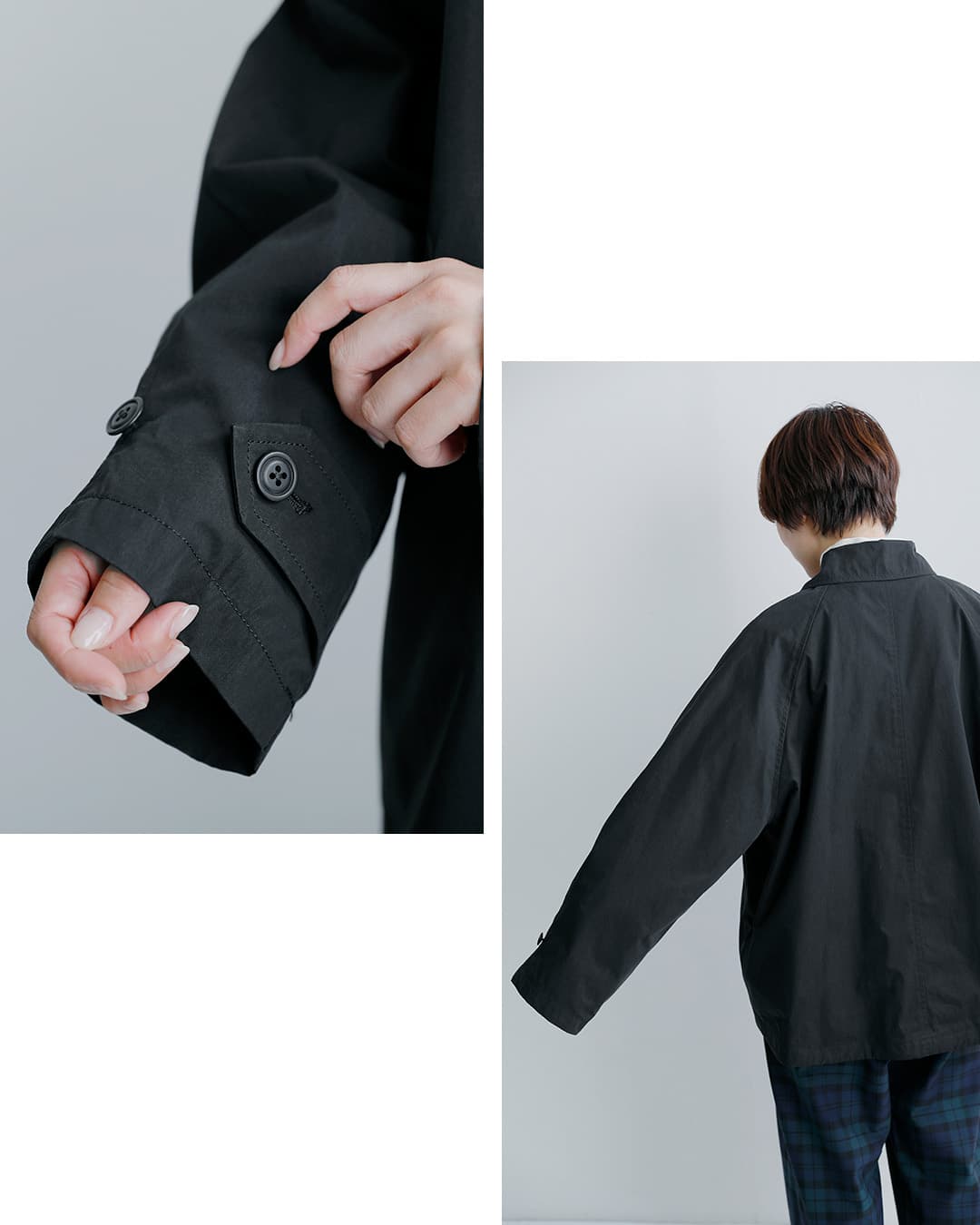 TRAVAIL MANUEL(トラバイユマニュアル)ハイカウントウェザー ステンカラー ブルゾン 4023