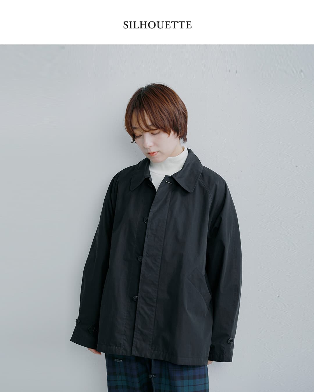 TRAVAIL MANUEL(トラバイユマニュアル)ハイカウントウェザー ステンカラー ブルゾン 4023