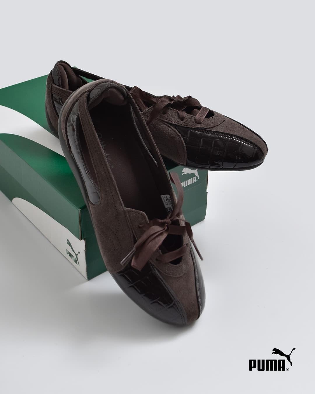 PUMAスピードキャット バレエ クロコ スニーカー SPEEDCAT BALLET NOVA CROC WNS 408813