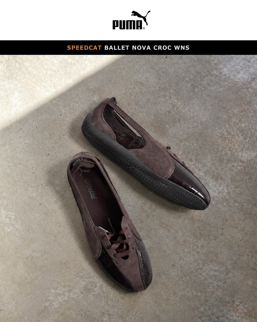 PUMAスピードキャット バレエ クロコ スニーカー SPEEDCAT BALLET NOVA CROC WNS 408813