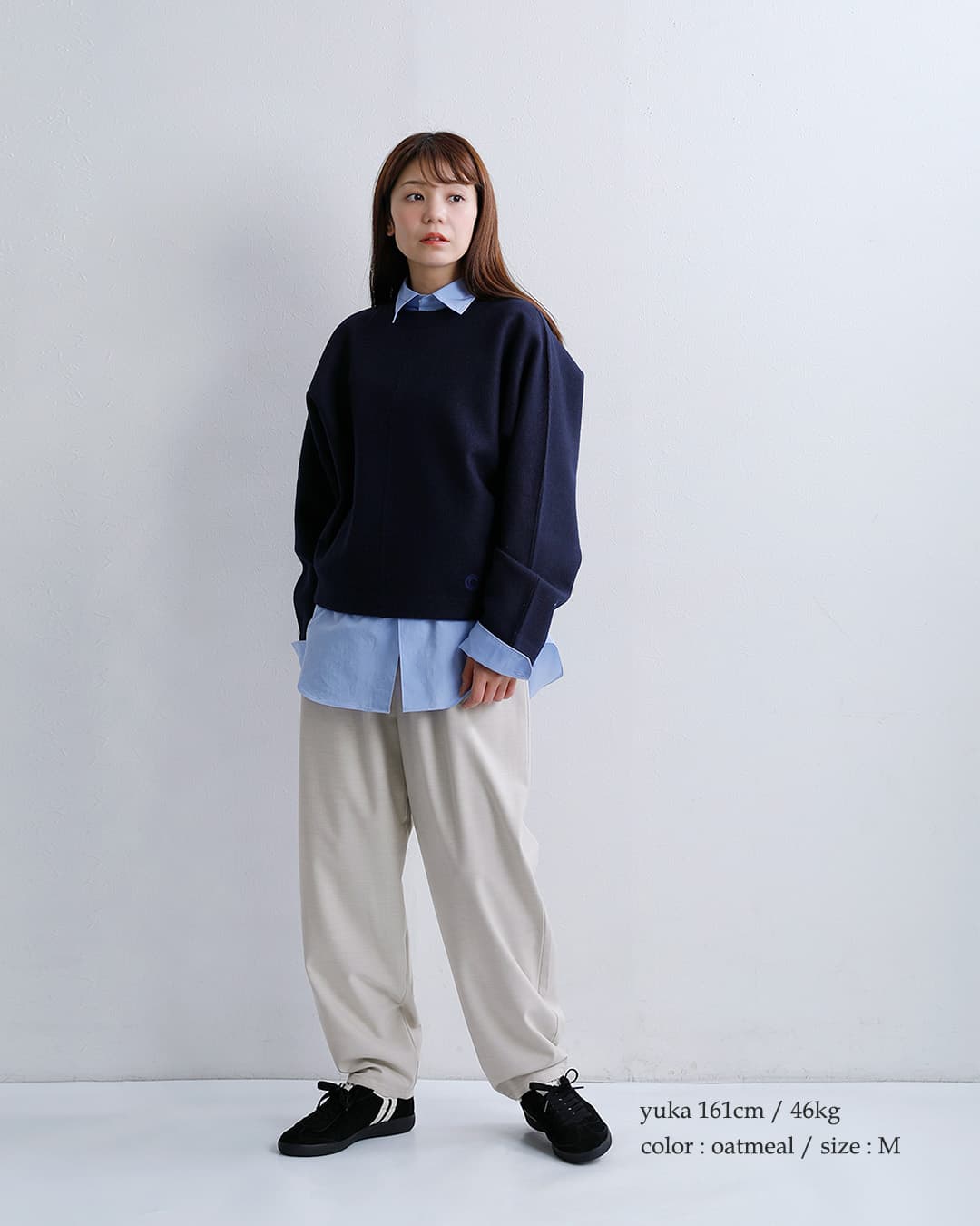 TRAVAIL MANUELウォームツイル ナローコクーンパンツ 5124