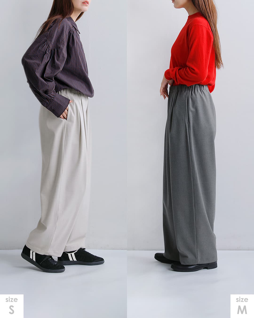 TRAVAIL MANUELウォームツイル コクーンパンツ 5125