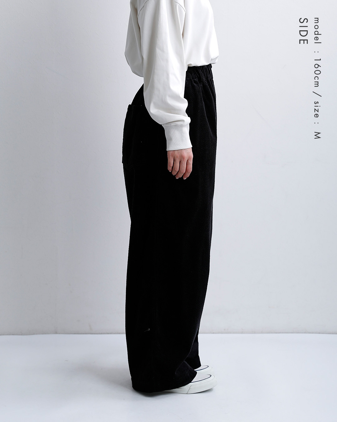 TRAVAIL MANUELコットン サッカーコール デイリーパンツ 5126