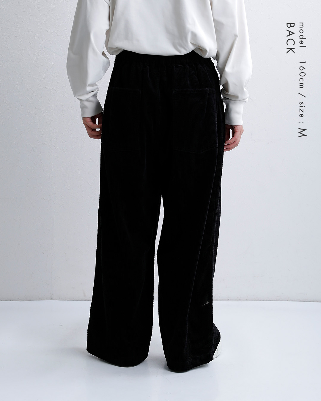 TRAVAIL MANUELコットン サッカーコール デイリーパンツ 5126