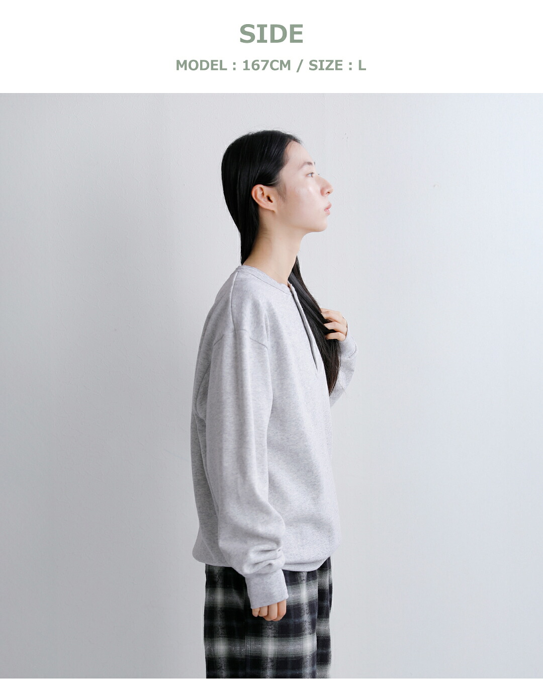 Healthknit(ヘルスニット)クラシックスウェットヘンリーネック長袖プルオーバー54005