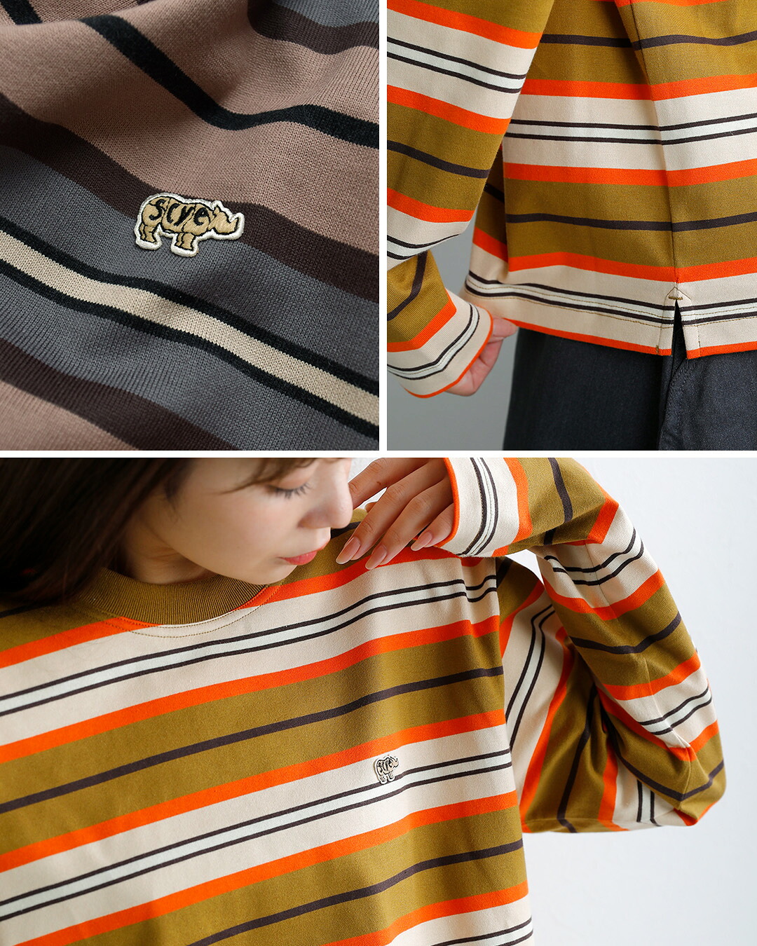 SCYE BASICS�}���`�X�g���C�v �R�b�g�� ���� T�V���c 5726-23711
