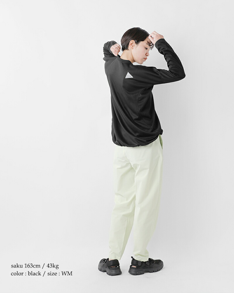 andwanderパワードライジャージーロングスリーブTシャツ574-3164007