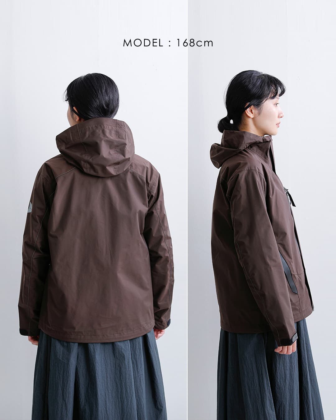 and wander(アンドワンダー)ハイカー レイン ジャケット 2.5L hiker rain jacket 574-6911003