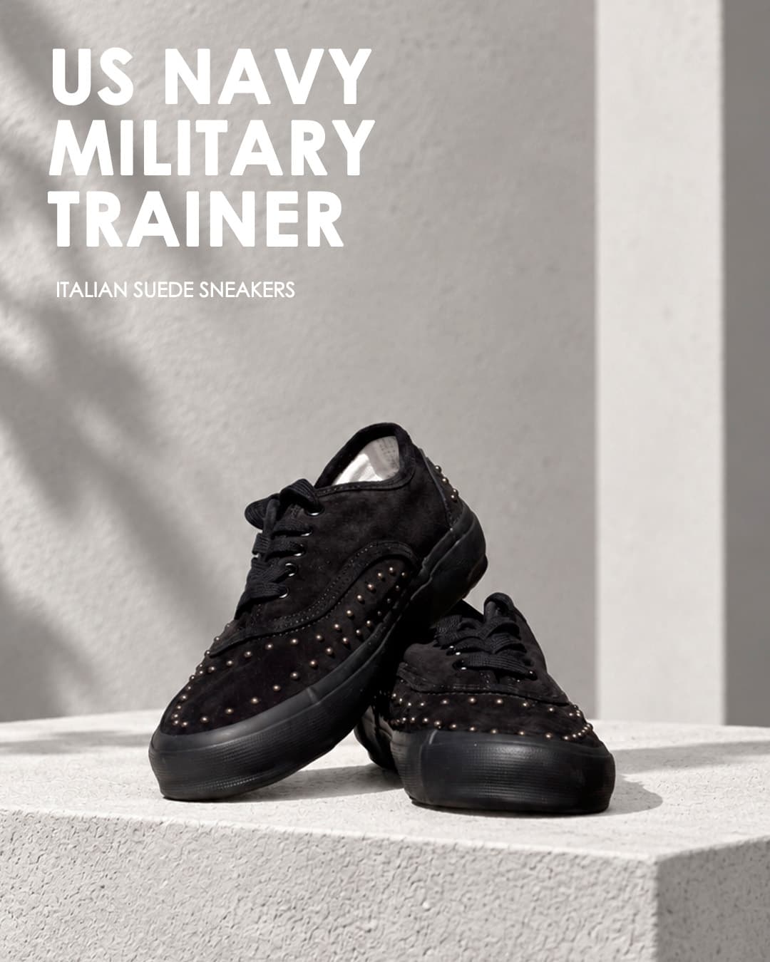 REPRODUCTION OF FOUNDイタリアンスエード スニーカー US NAVY MILITARY TRAINER 5851sts