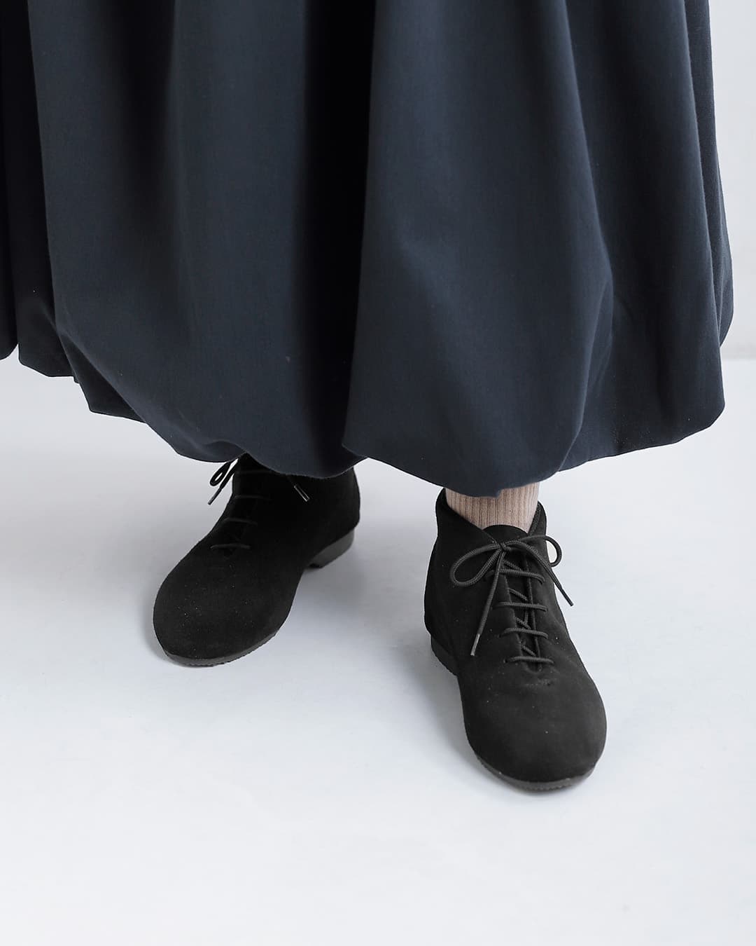 CROWNスエード ジャズ ショートブーツ 5eyelet-jazzboot