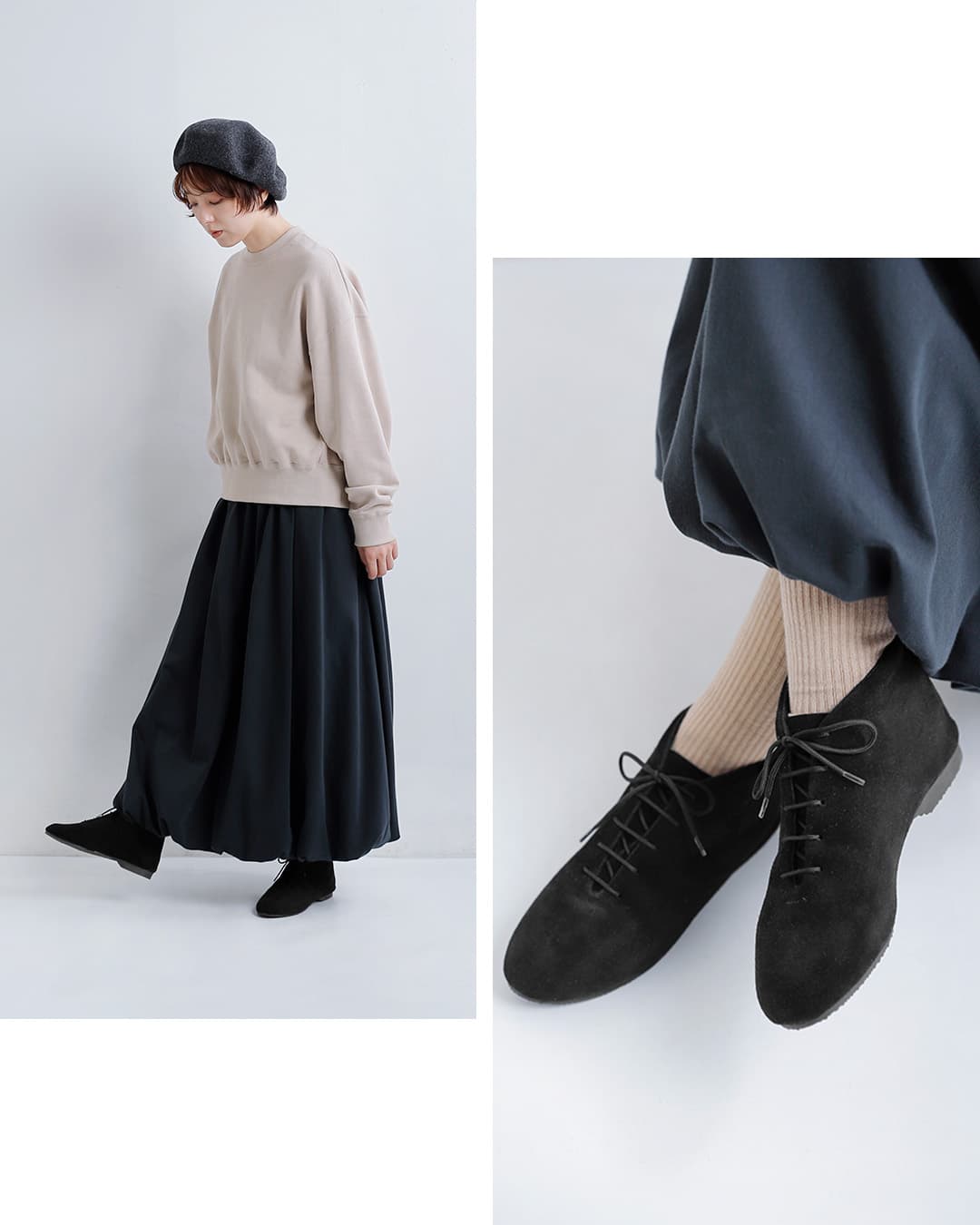 CROWNスエード ジャズ ショートブーツ 5eyelet-jazzboot