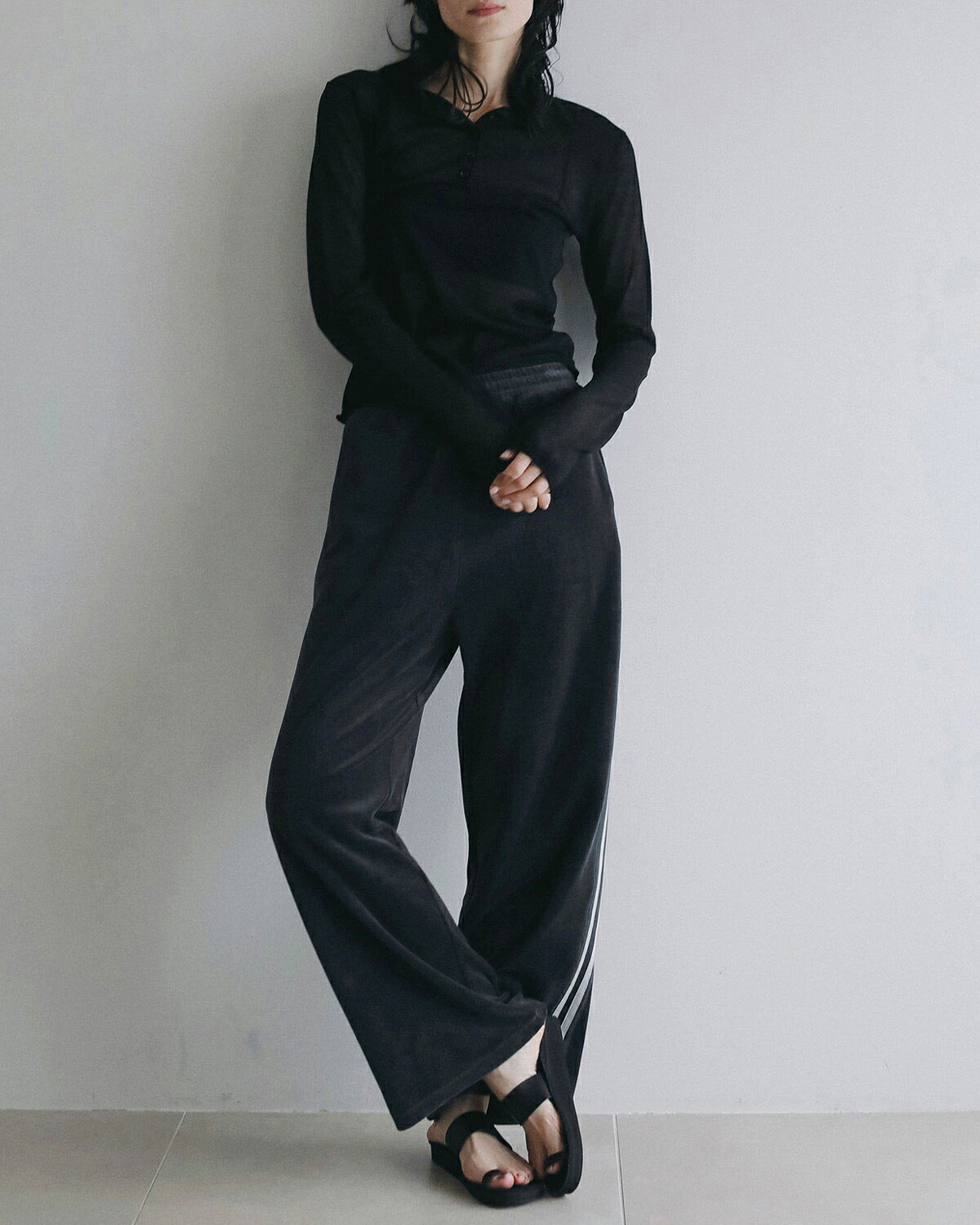 anuke(アンヌーク)シアー ポロニット Sheer Polo Knit 62620508
