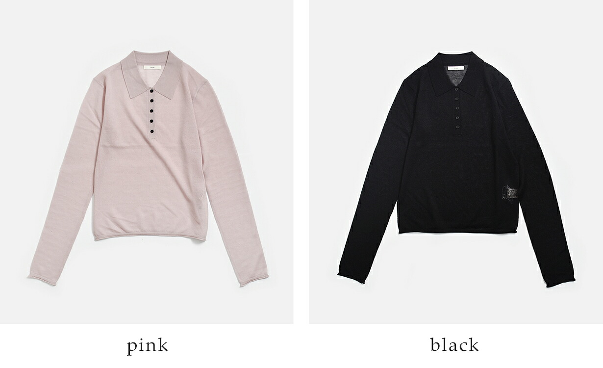 anuke(アンヌーク)シアー ポロニット Sheer Polo Knit 62620508
