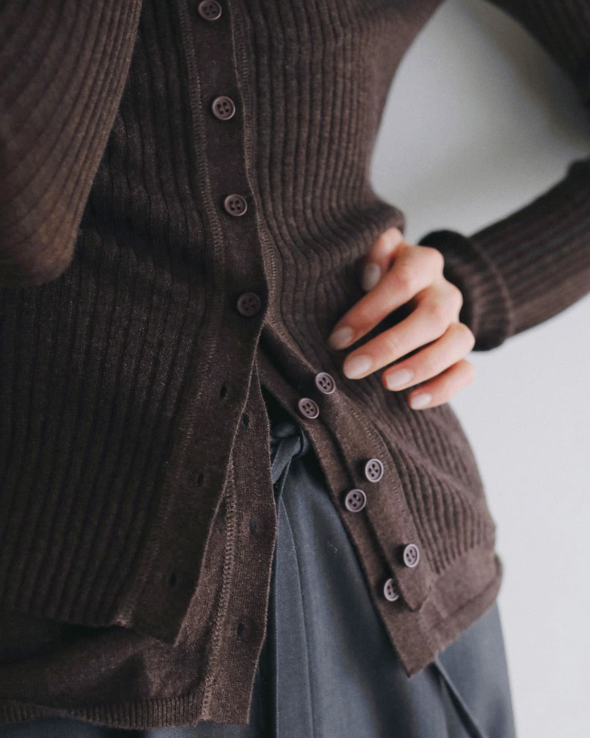 anuke(アンヌーク)レイヤード ハイネック ニット Layered Highneck Knit 62620512