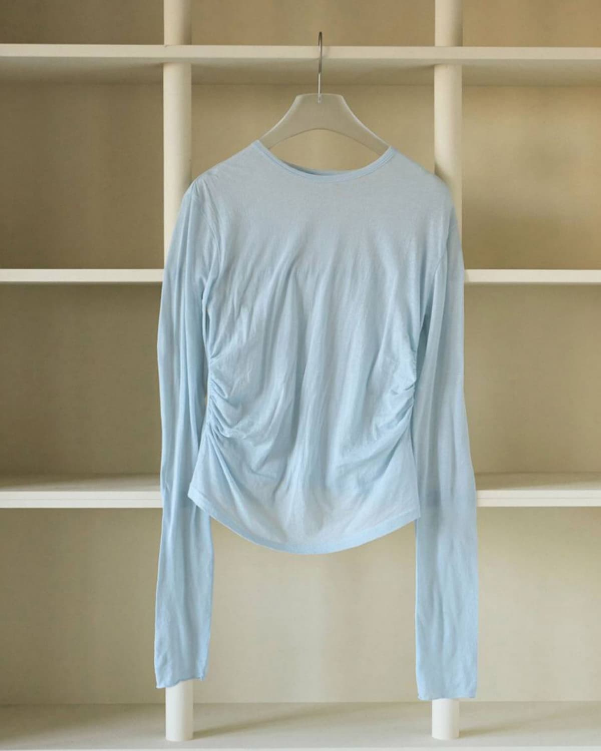 anuke(アンヌーク)コットン ギャザー カットソー Gather Compact Tops 62620608