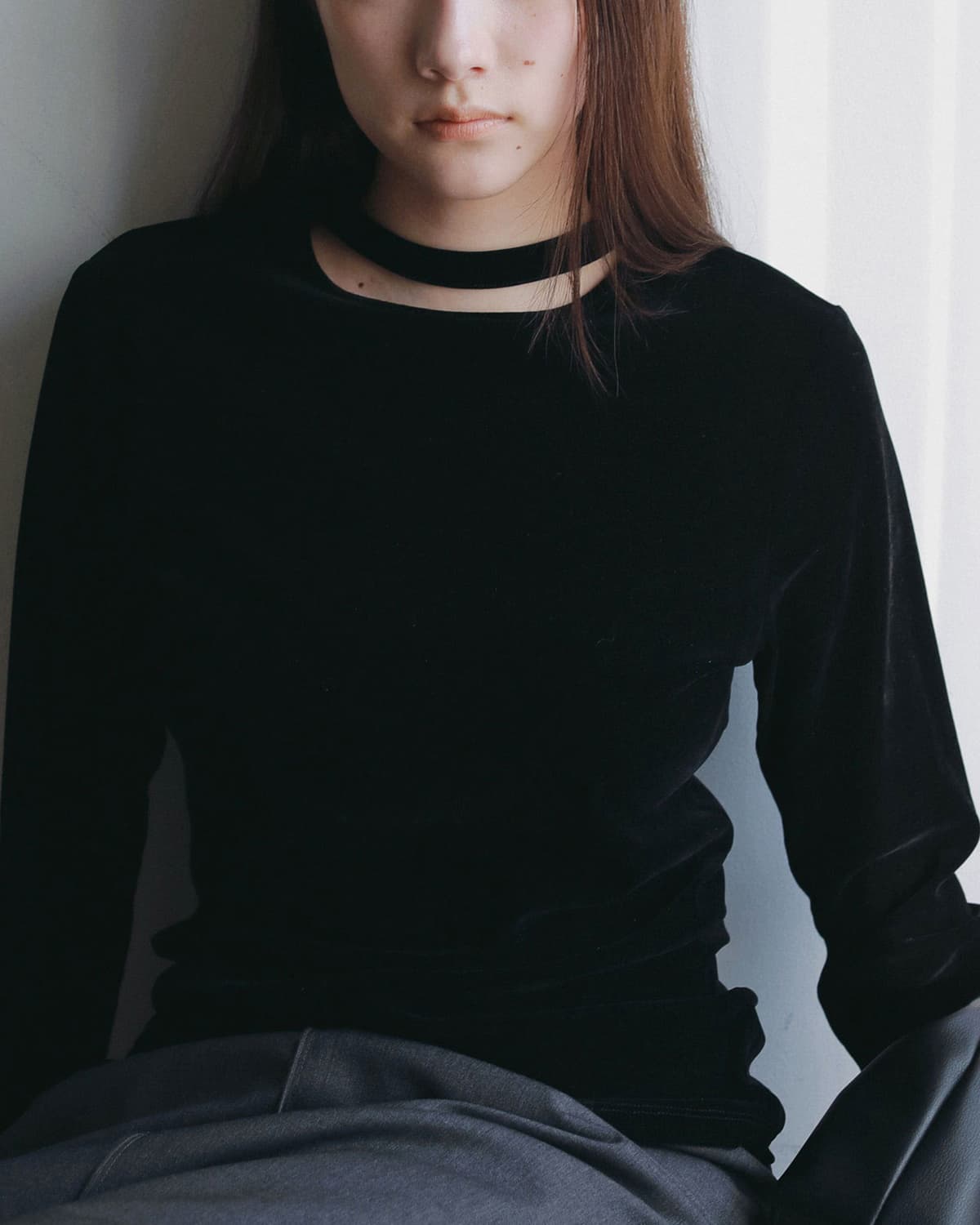 anuke(アンヌーク)ベロア タイトップス Velour Tie Tops 62620615