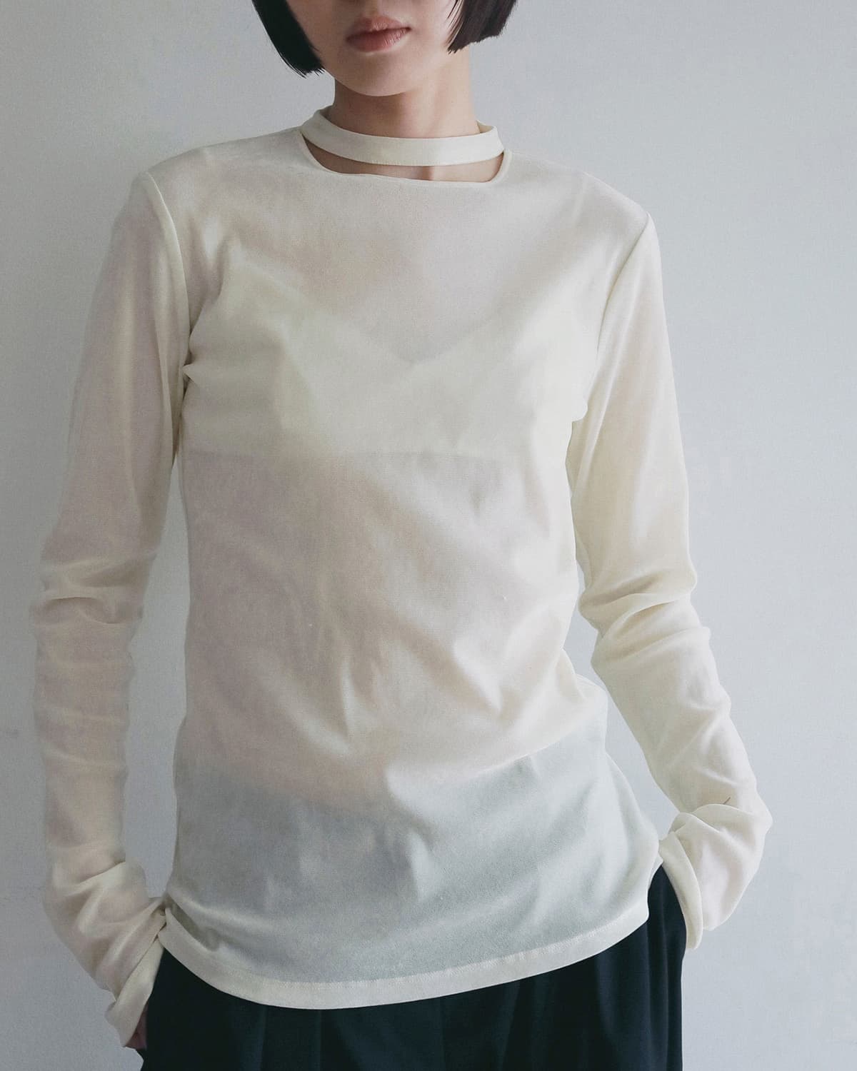 anuke(アンヌーク)ベロア タイトップス Velour Tie Tops 62620615