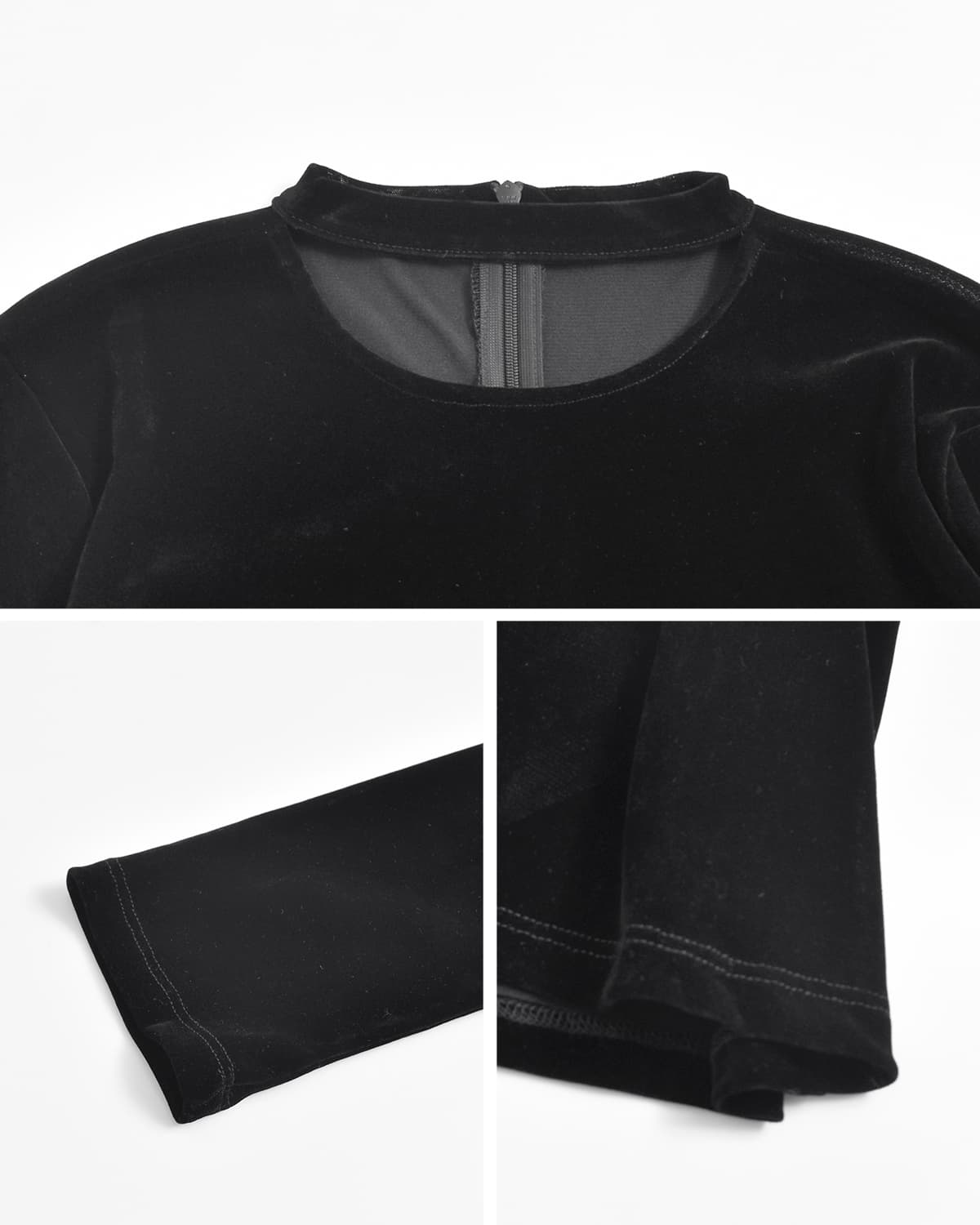anuke(アンヌーク)ベロア タイトップス Velour Tie Tops 62620615