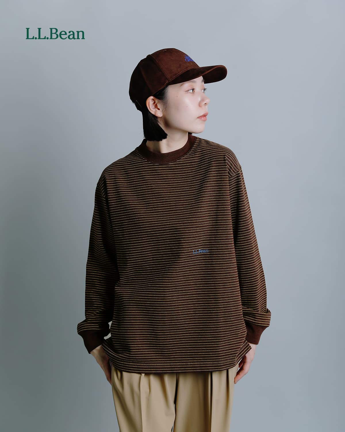 L.L.Beanユニオン ストライプ 長袖 Tシャツ Union Long-Sleeve Stripe Tee 6475-5138
