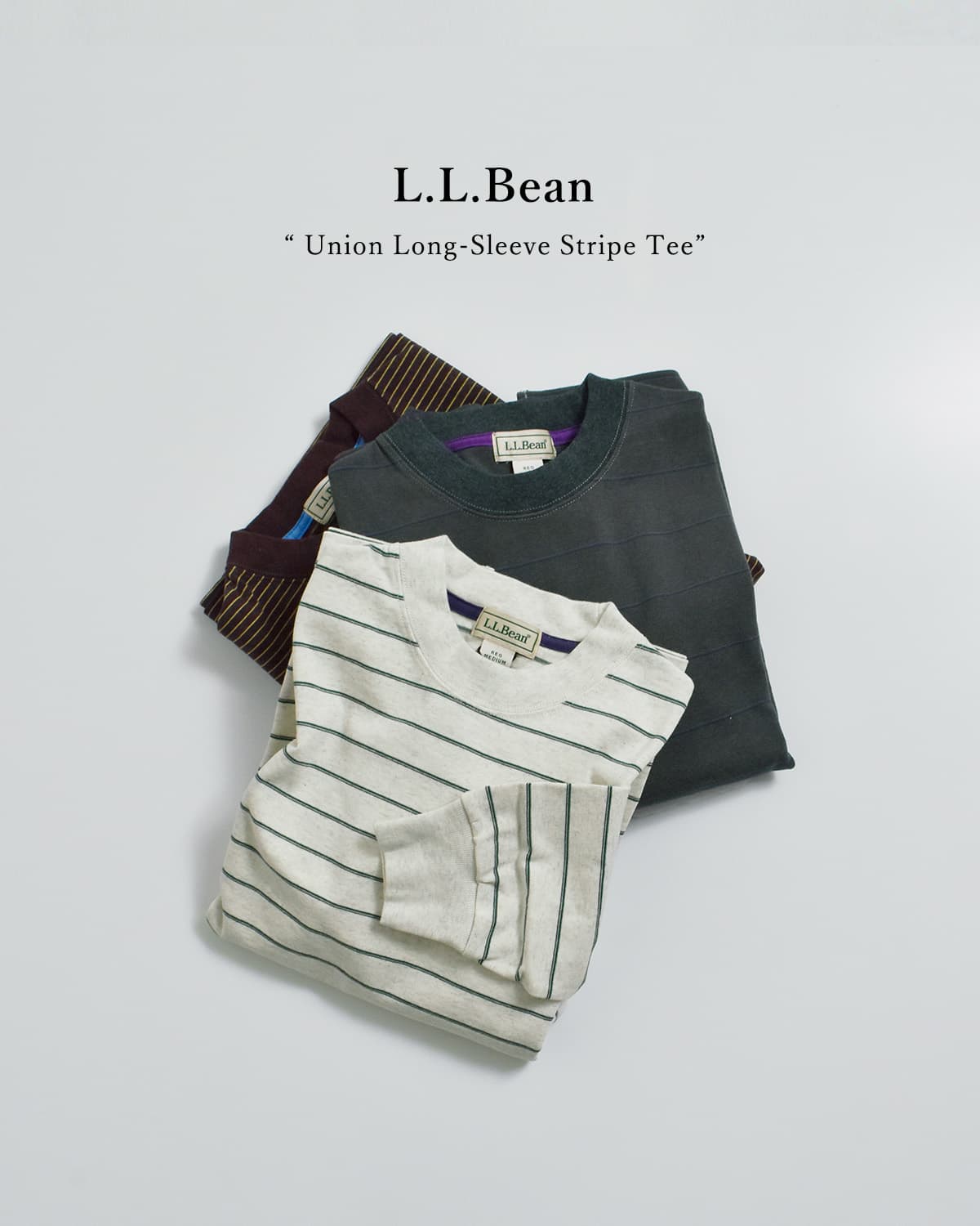 L.L.Beanユニオン ストライプ 長袖 Tシャツ Union Long-Sleeve Stripe Tee 6475-5138