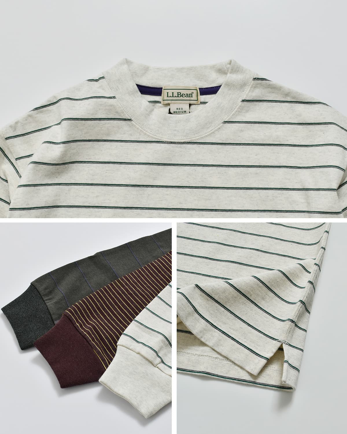 L.L.Beanユニオン ストライプ 長袖 Tシャツ Union Long-Sleeve Stripe Tee 6475-5138