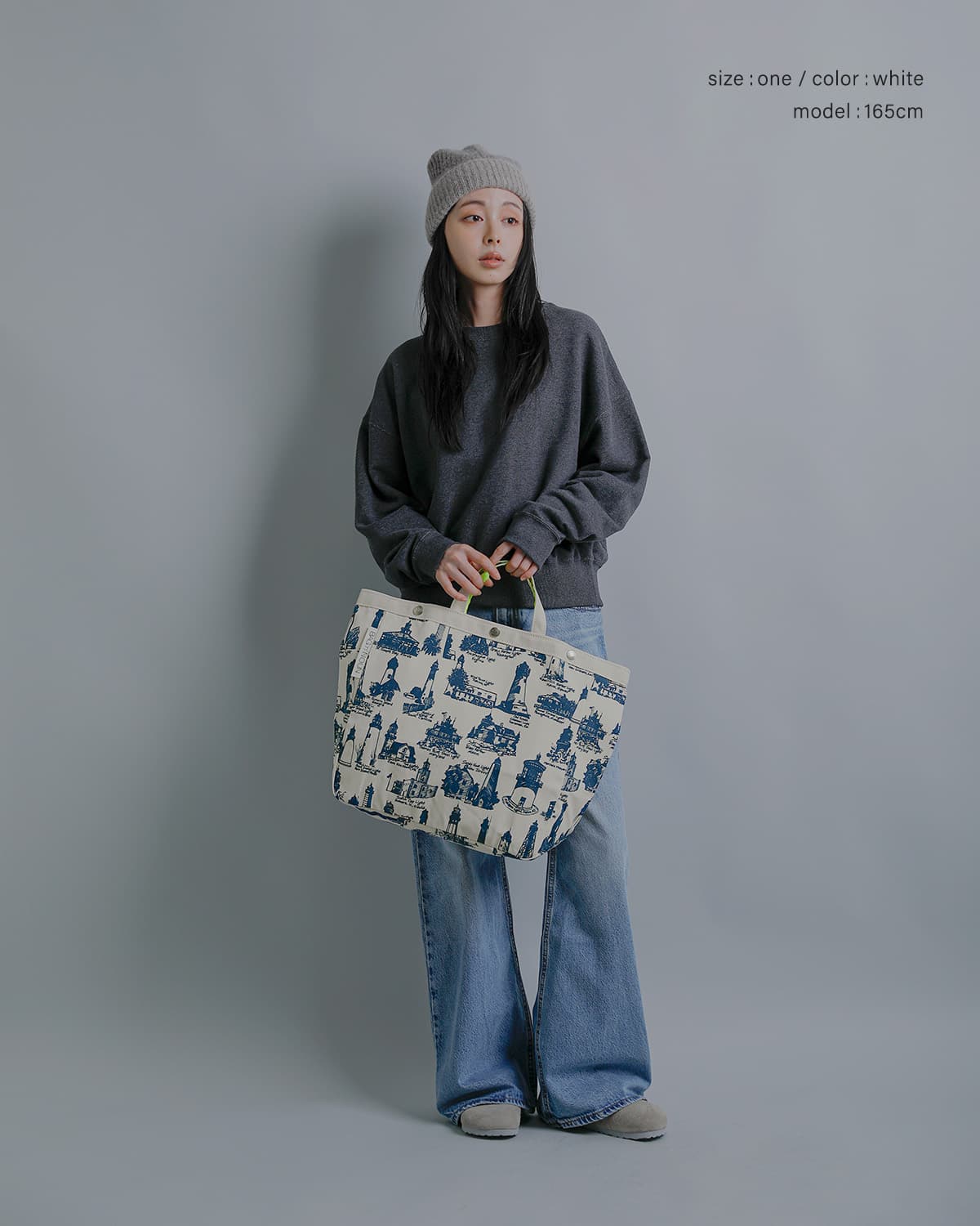 BAG’n’NOUN灯台柄 帆布トートバッグ Mサイズ HOMES BEACON 70021099