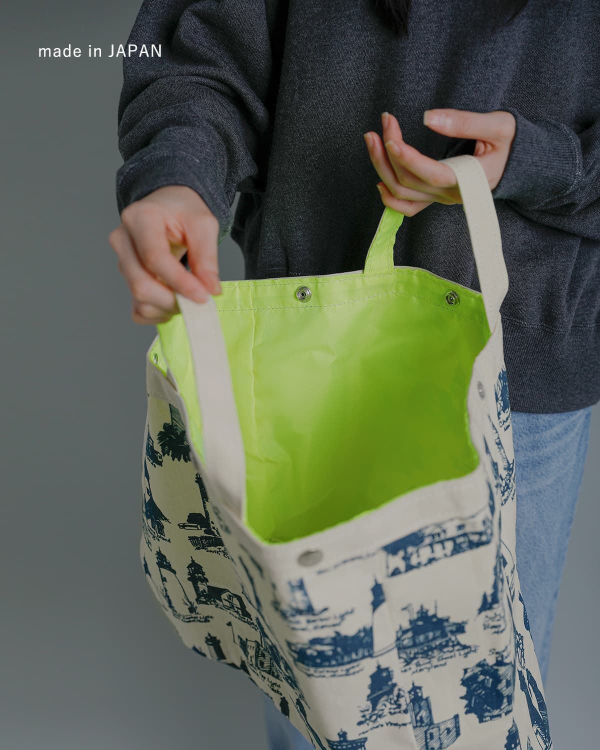BAG’n’NOUN灯台柄 帆布トートバッグ Mサイズ HOMES BEACON 70021099