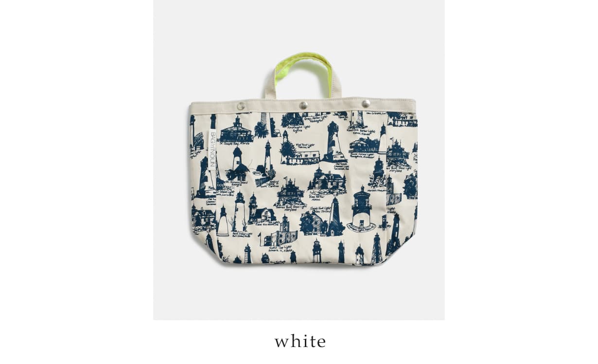 BAG’n’NOUN灯台柄 帆布トートバッグ Mサイズ HOMES BEACON 70021099