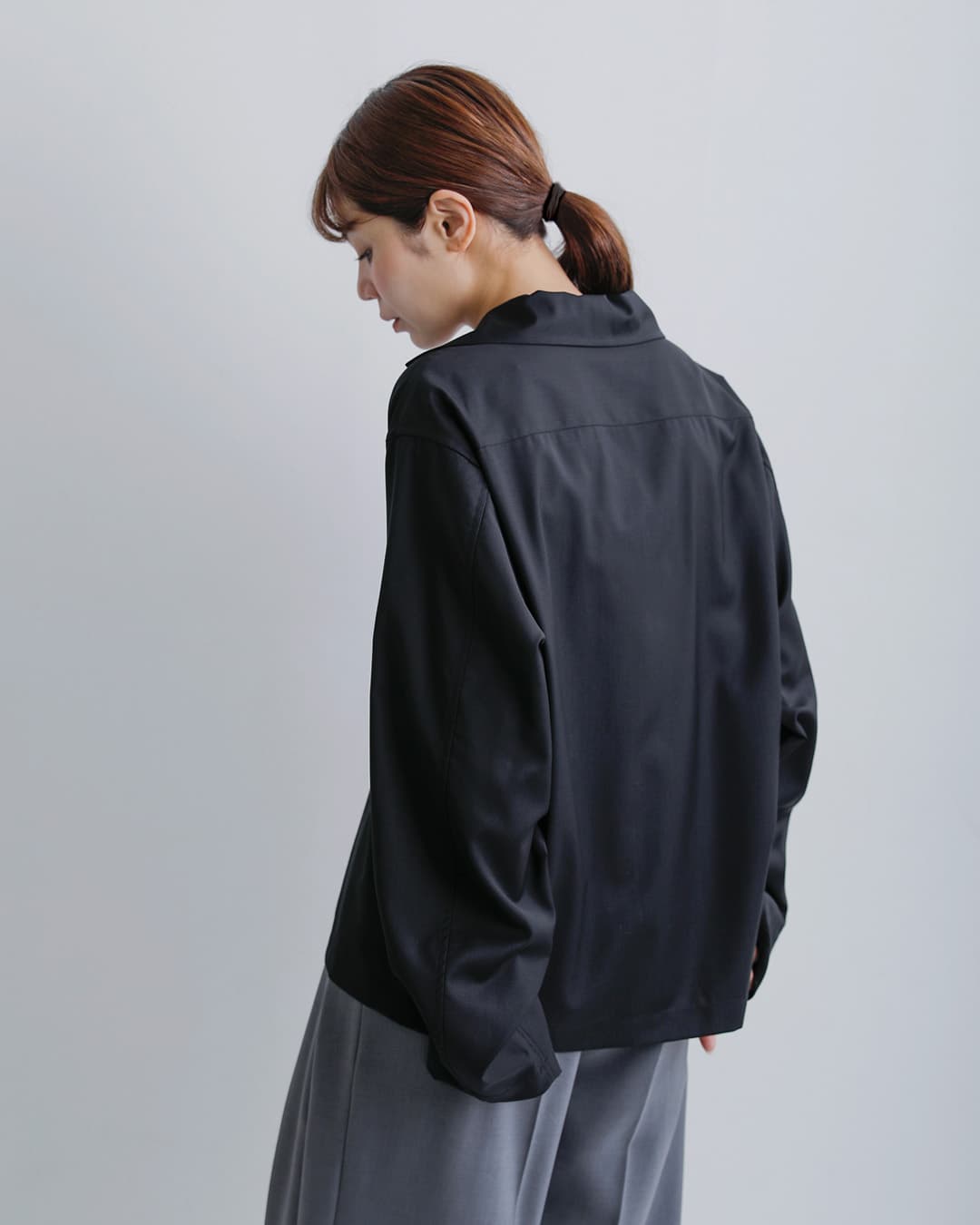 LOEFF(ロエフ)ウールトロ スキッパーシャツ 8881-2-000004