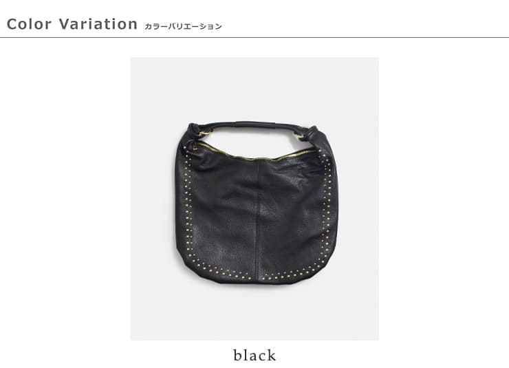MARLON(マーロン)ドラーロレザー スタッズ トートバッグ 96-mar-bs6103