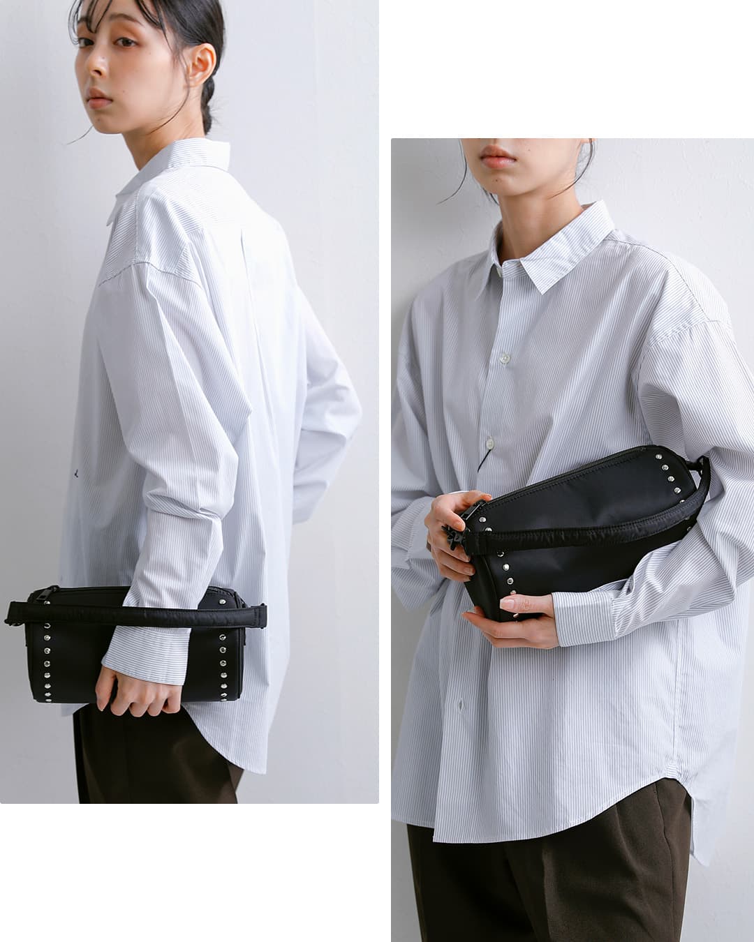 MACKINTOSHヘビーツイル 2WAY スタッズ ラウンドバッグ Round Bag Studs a262ss1026bapa